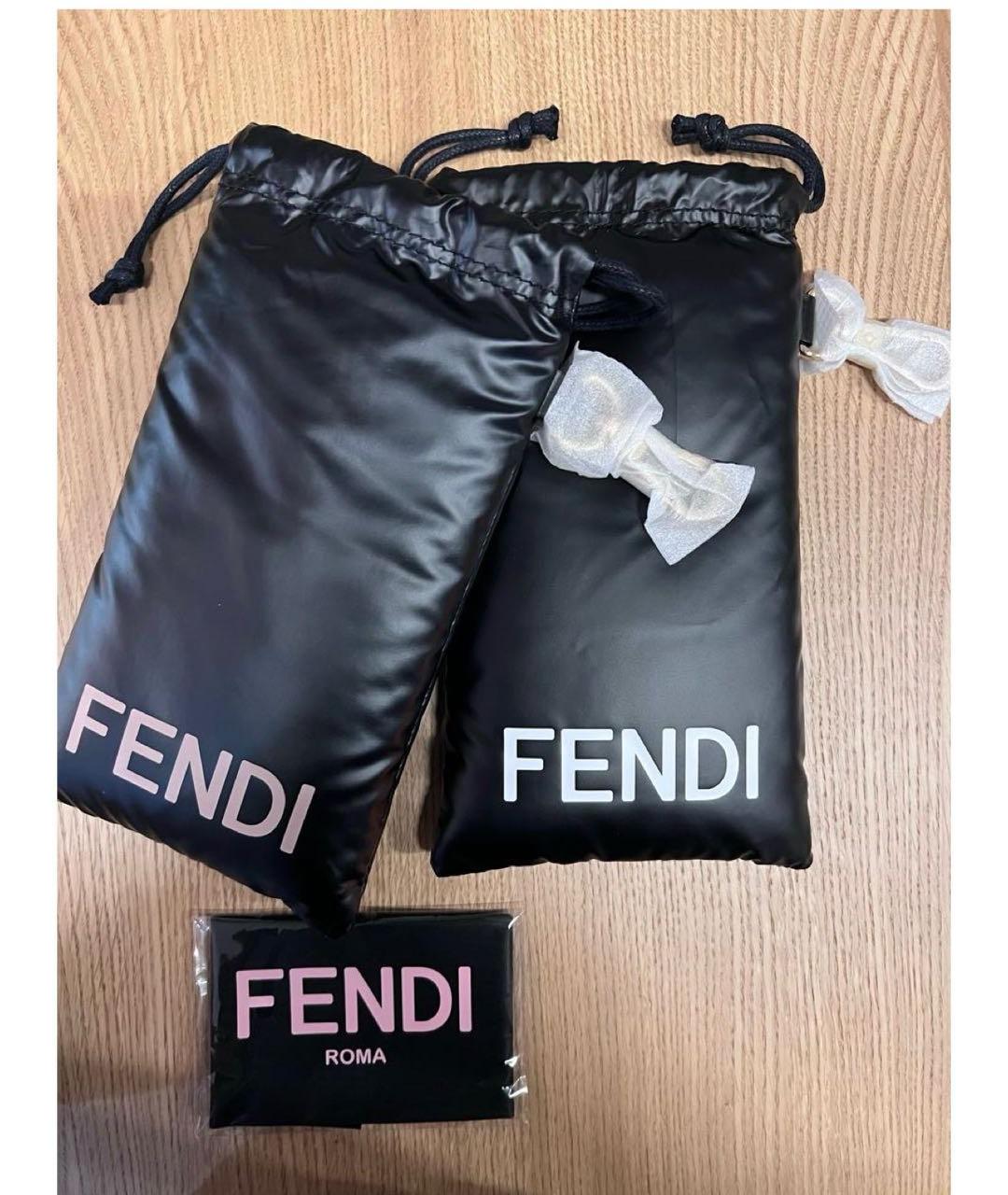 FENDI Черный брелок, фото 4