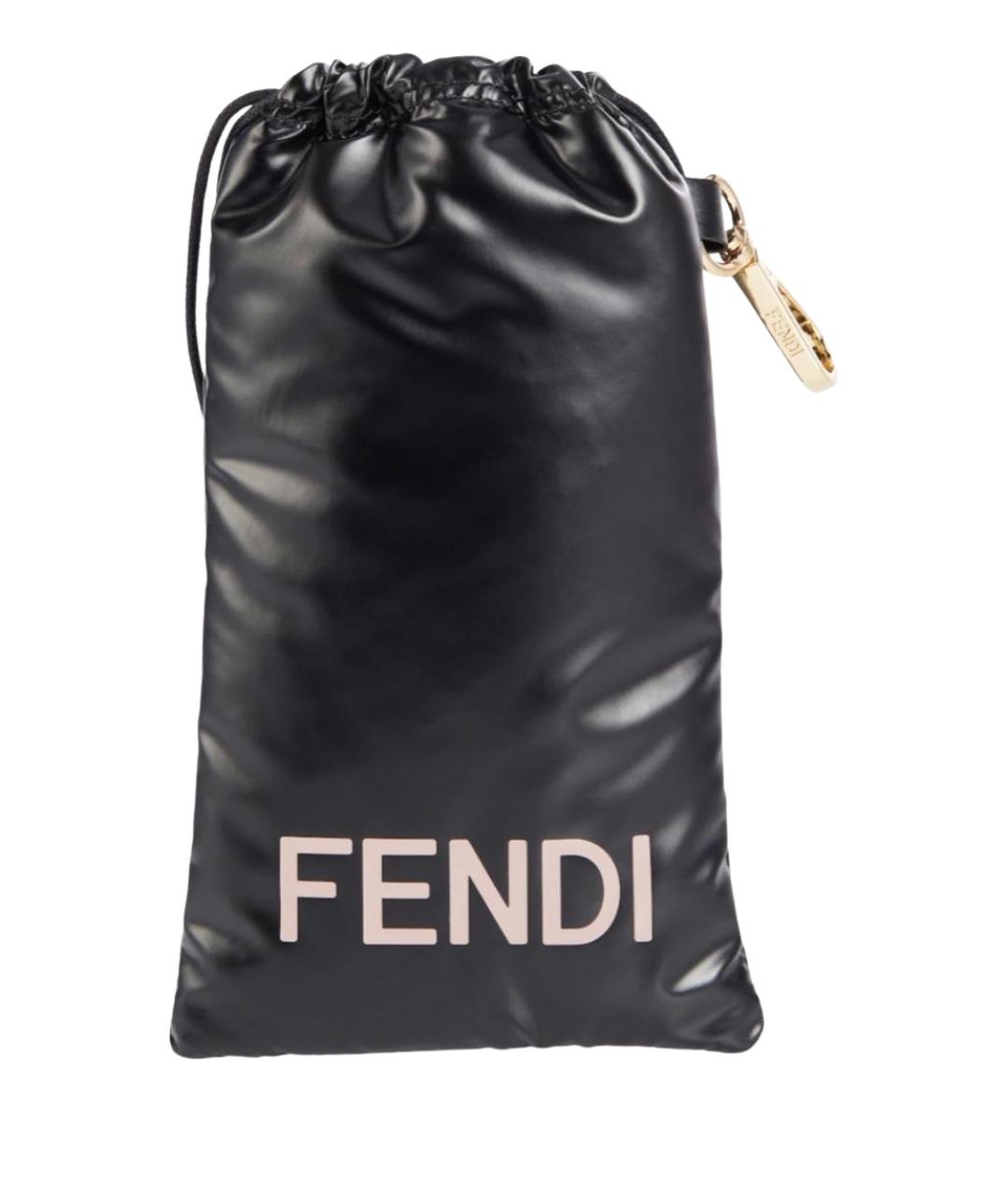 FENDI Черный брелок, фото 1