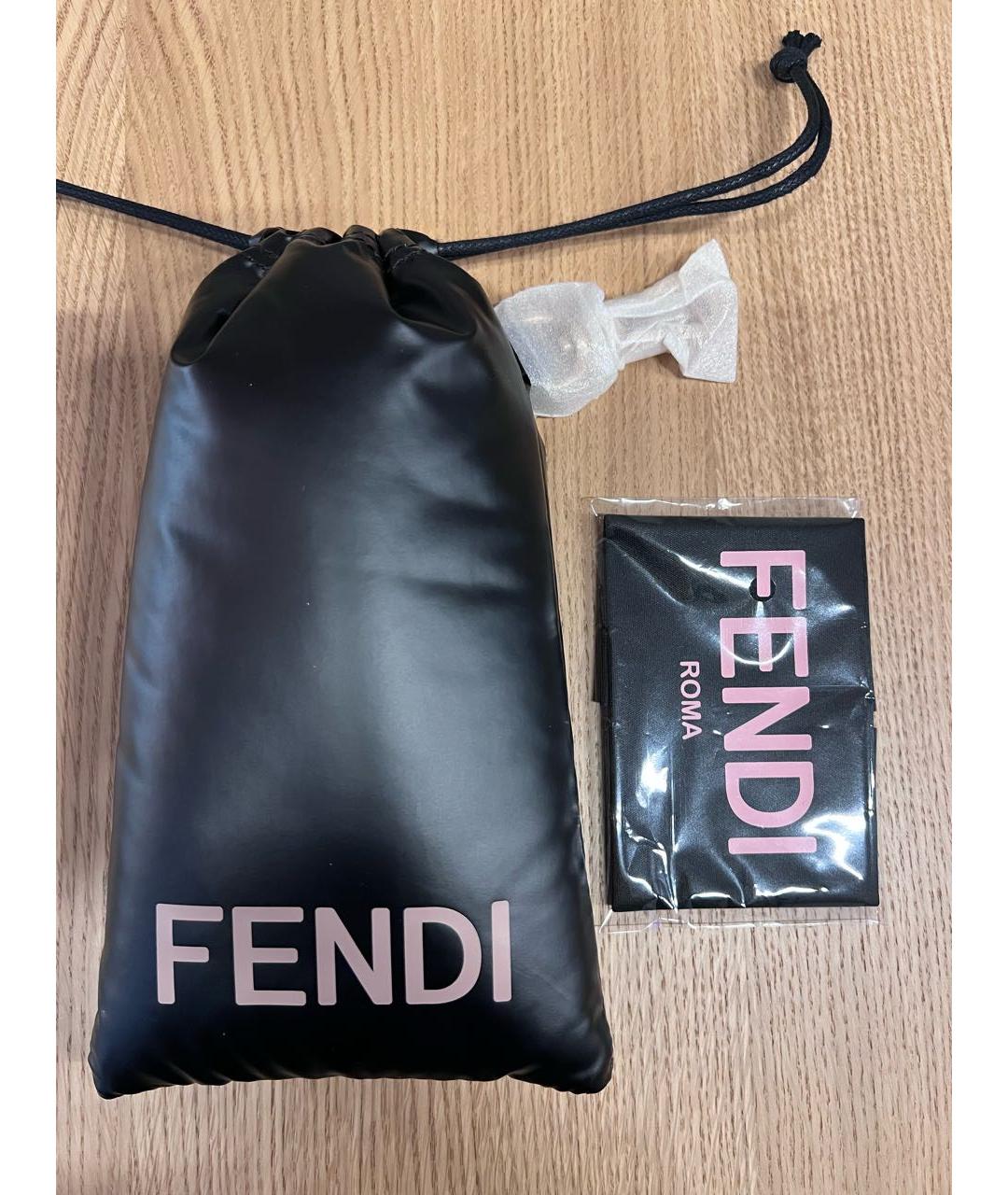FENDI Черный брелок, фото 2