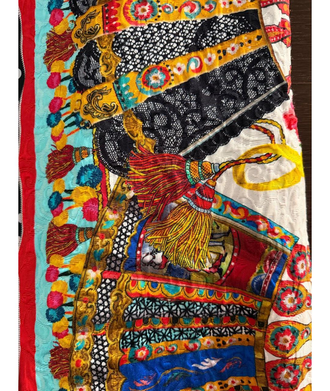 DOLCE&GABBANA Мульти замшевое повседневное платье, фото 2