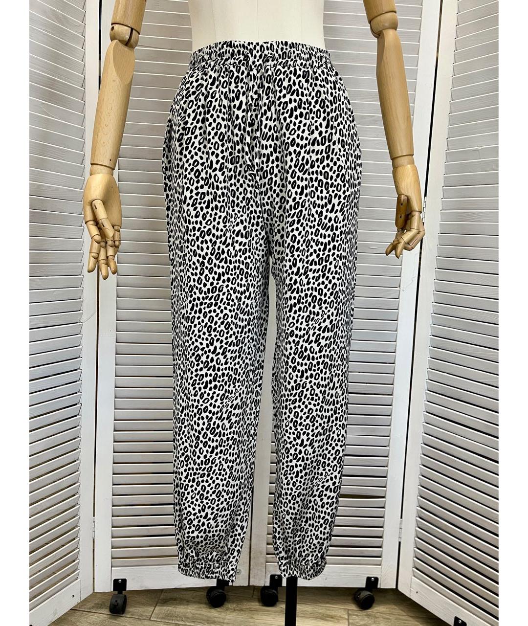 MAX MARA Бежевые шелковые прямые брюки, фото 8