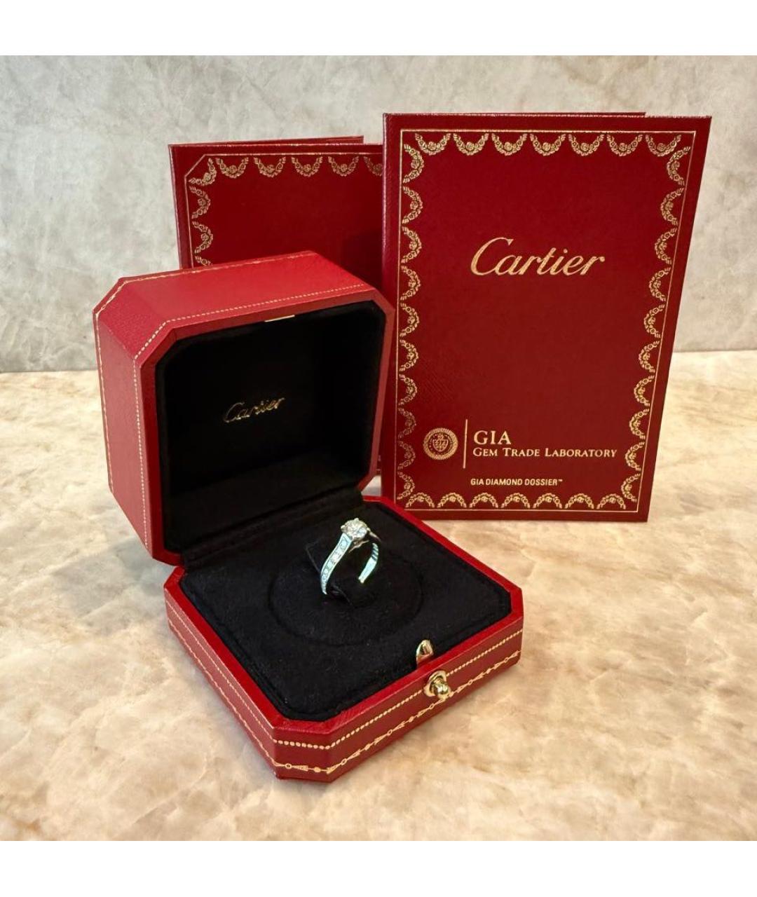 CARTIER Серебряное платиновое кольцо, фото 3
