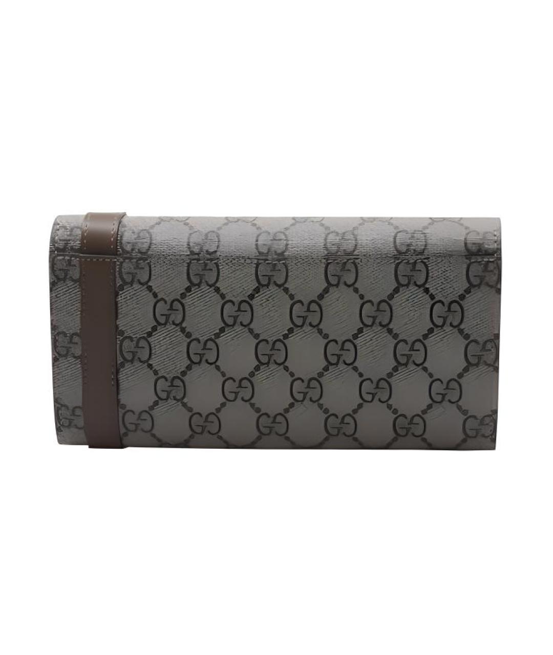 GUCCI Серый кошелек, фото 3