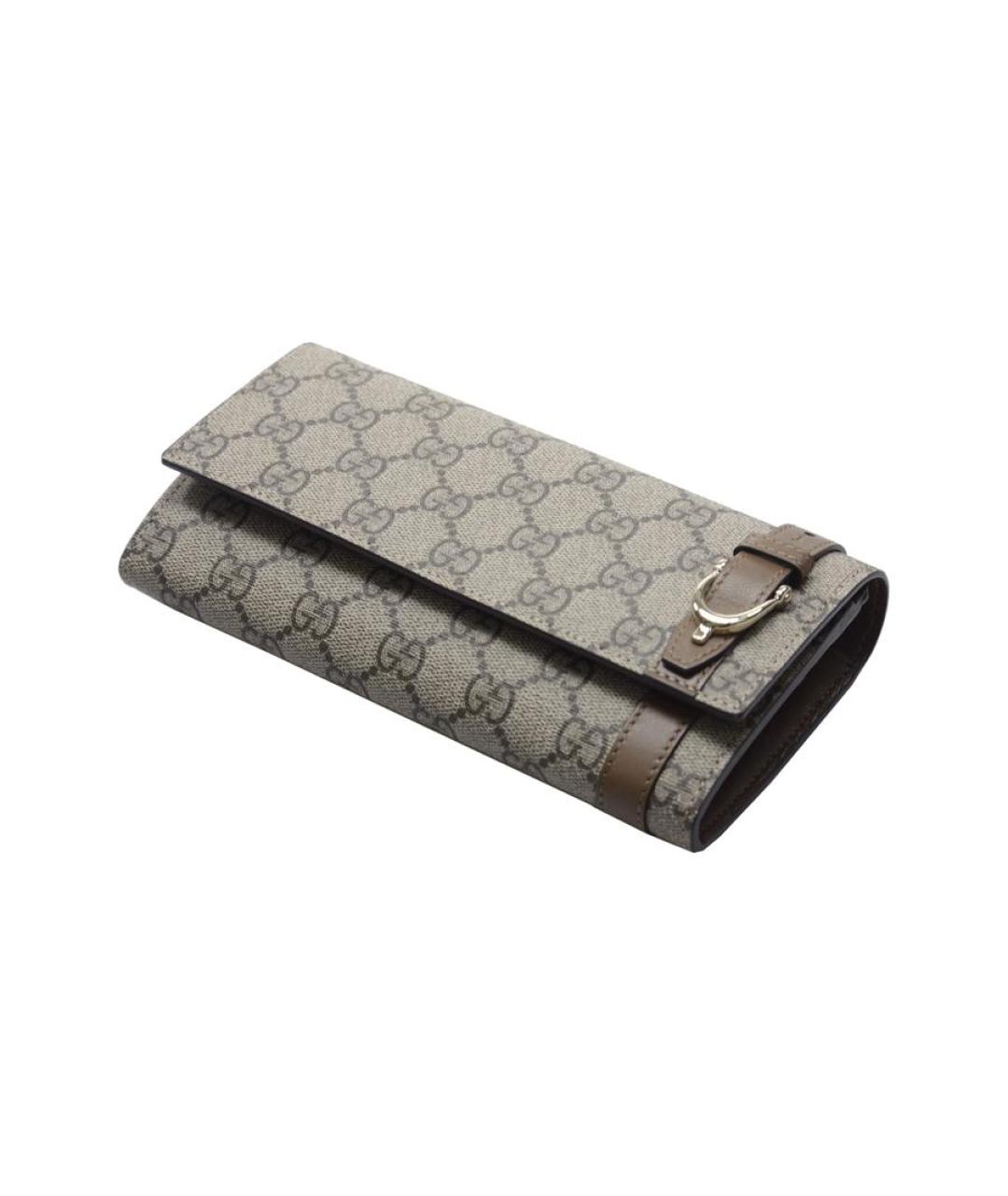 GUCCI Серый кошелек, фото 4