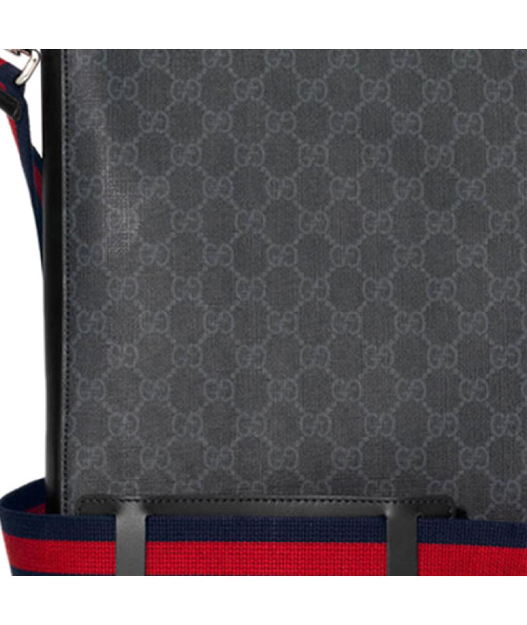 GUCCI Черная канва сумка через плечо, фото 5