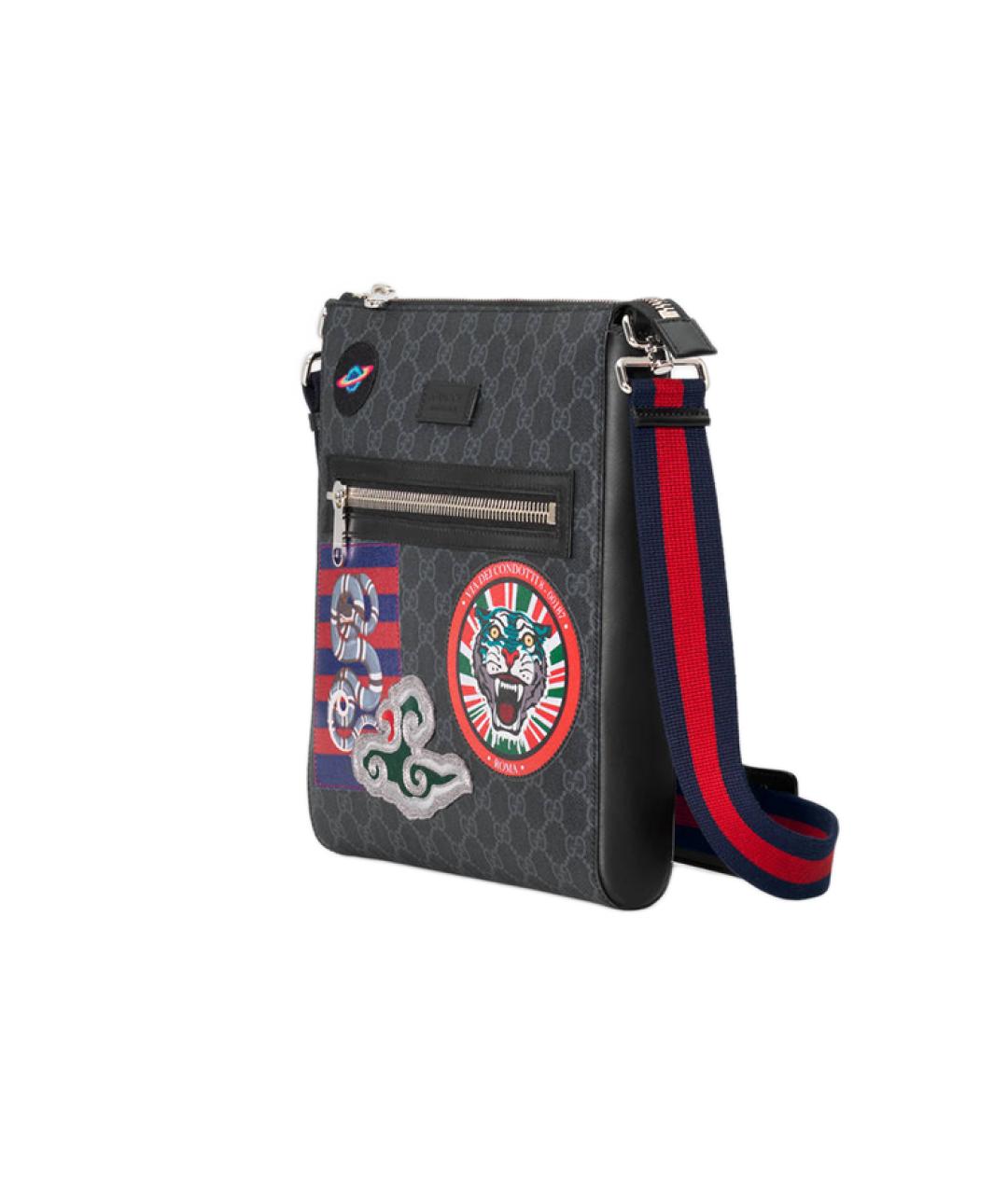 GUCCI Черная канва сумка через плечо, фото 2
