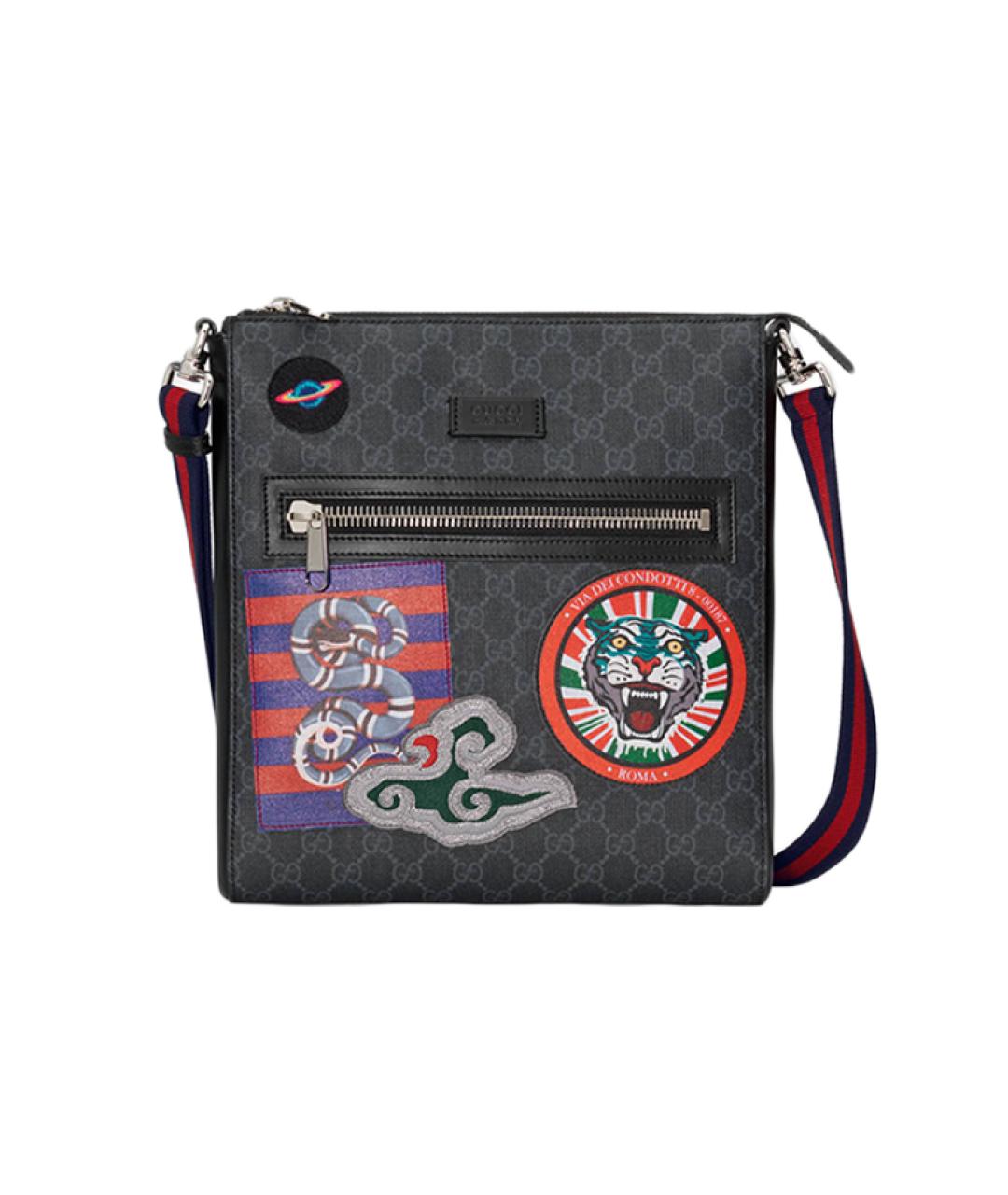 GUCCI Черная канва сумка через плечо, фото 1