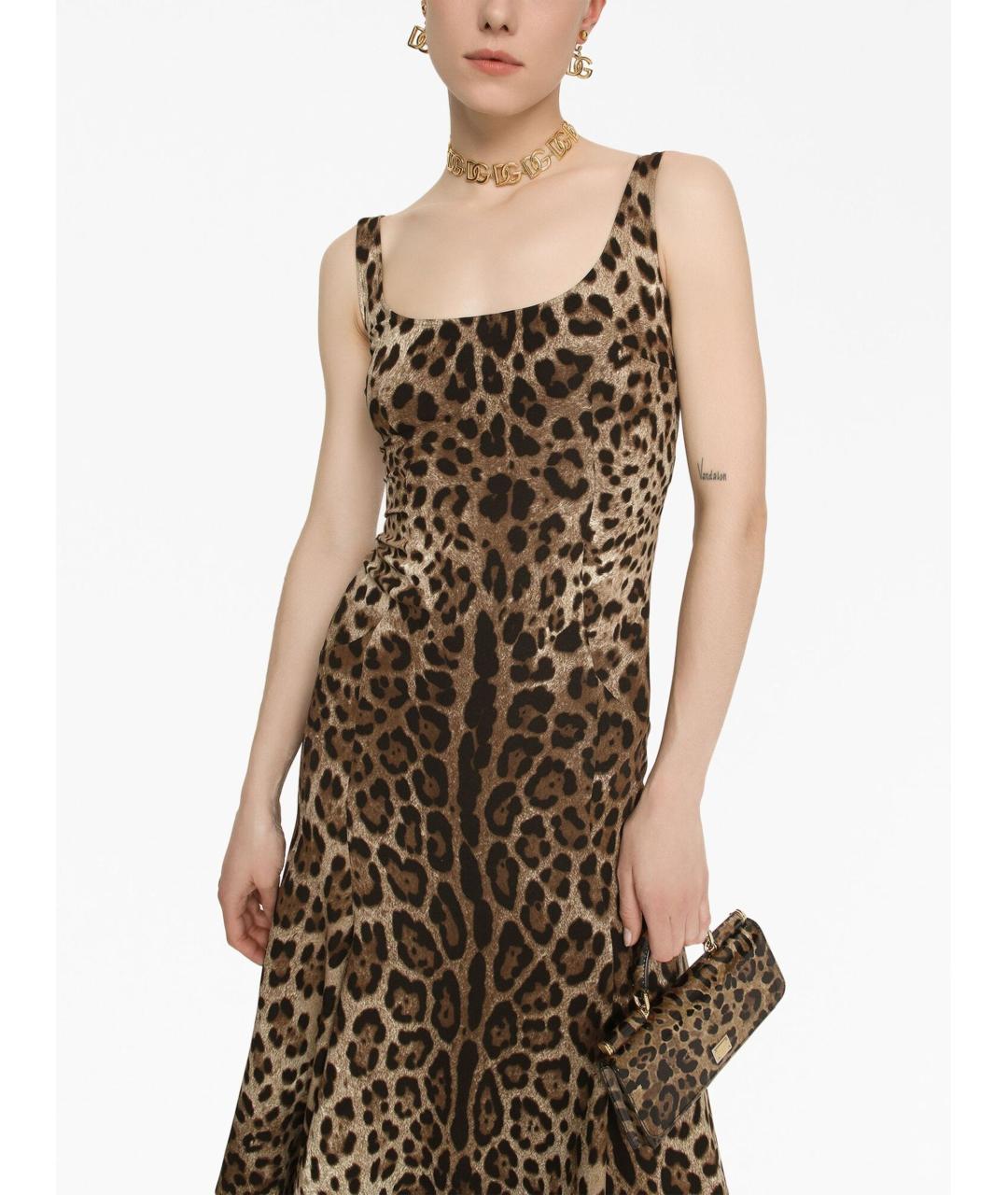 DOLCE&GABBANA Мульти платье, фото 7