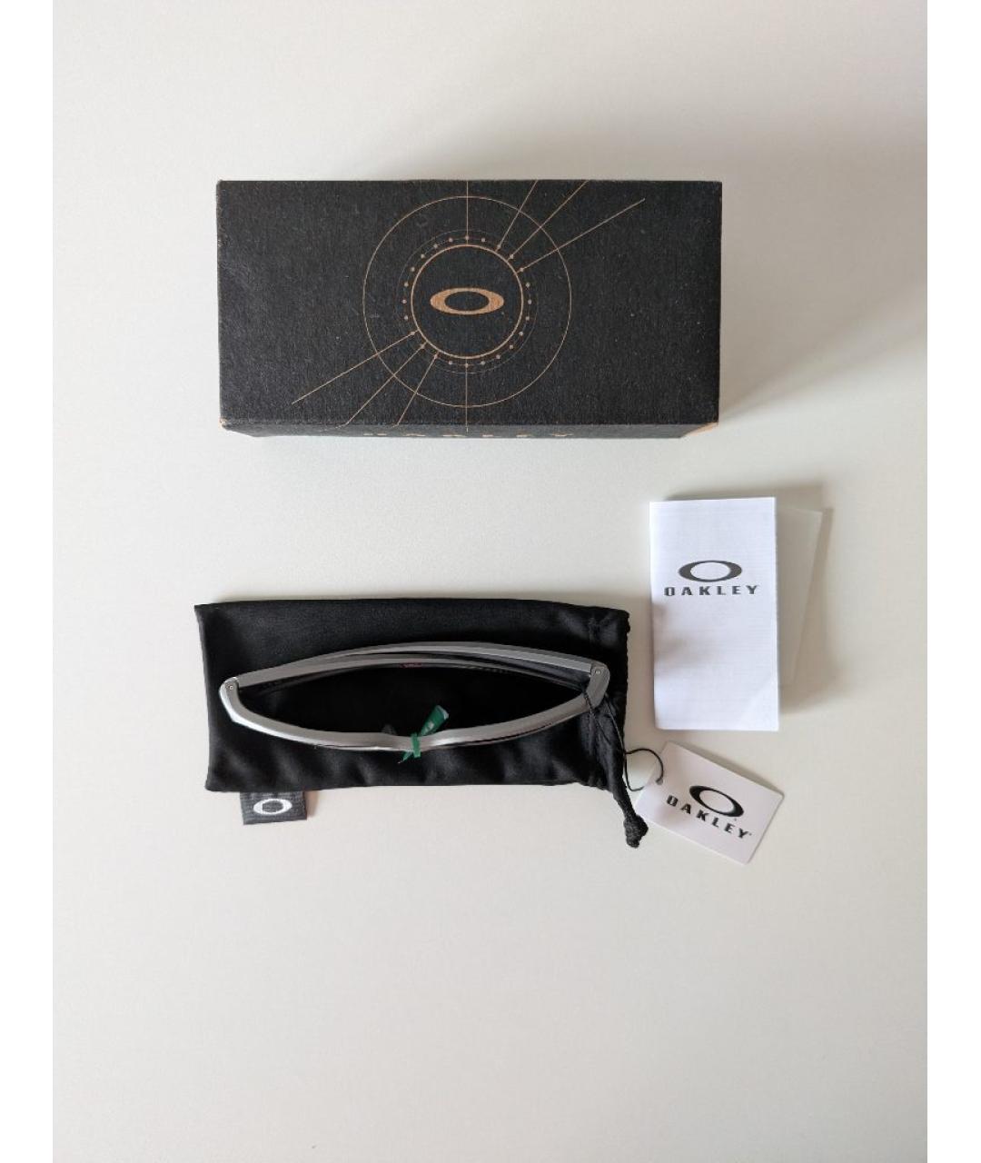 OAKLEY Серые солнцезащитные очки, фото 4
