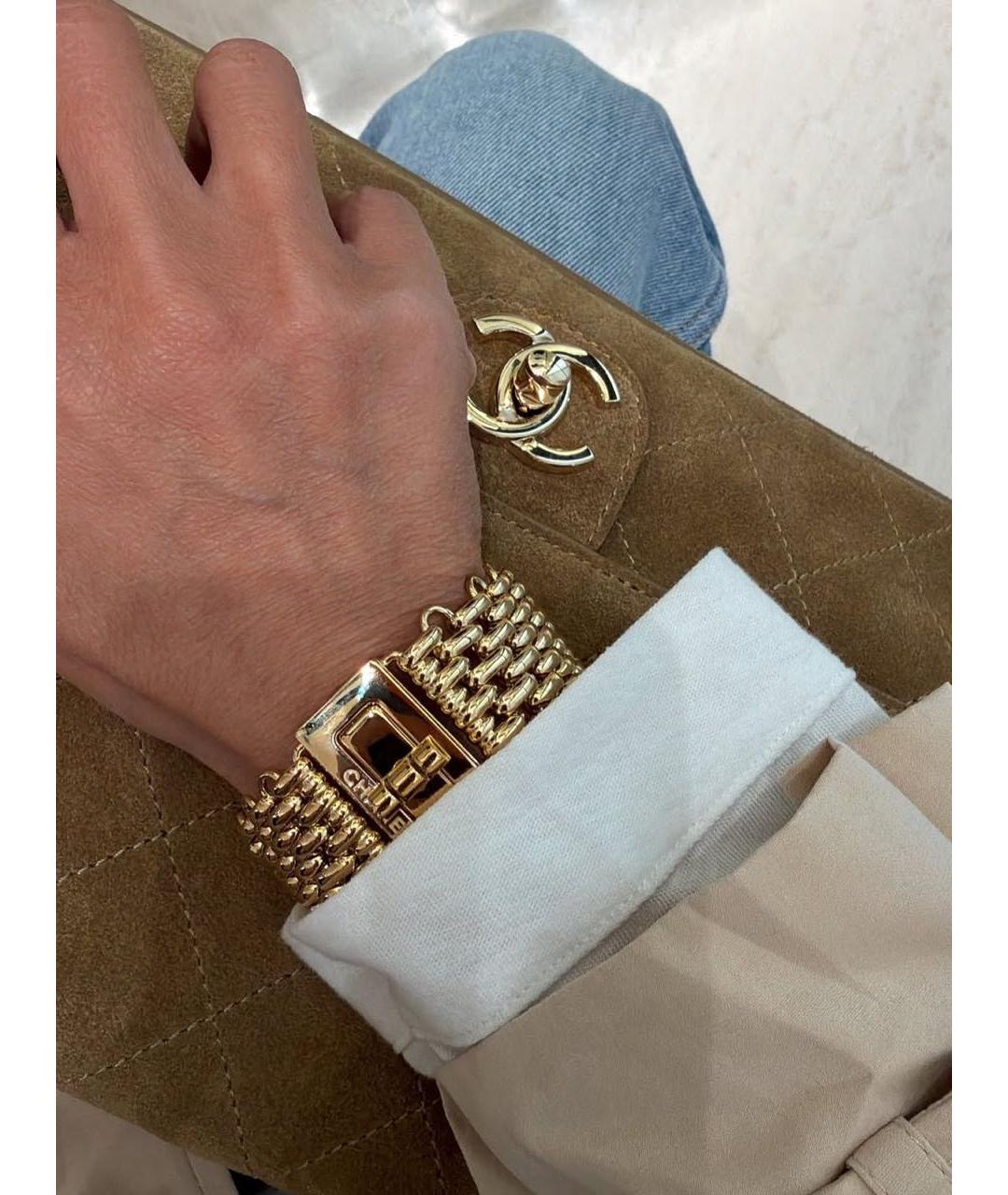 CHANEL Золотой браслет, фото 2