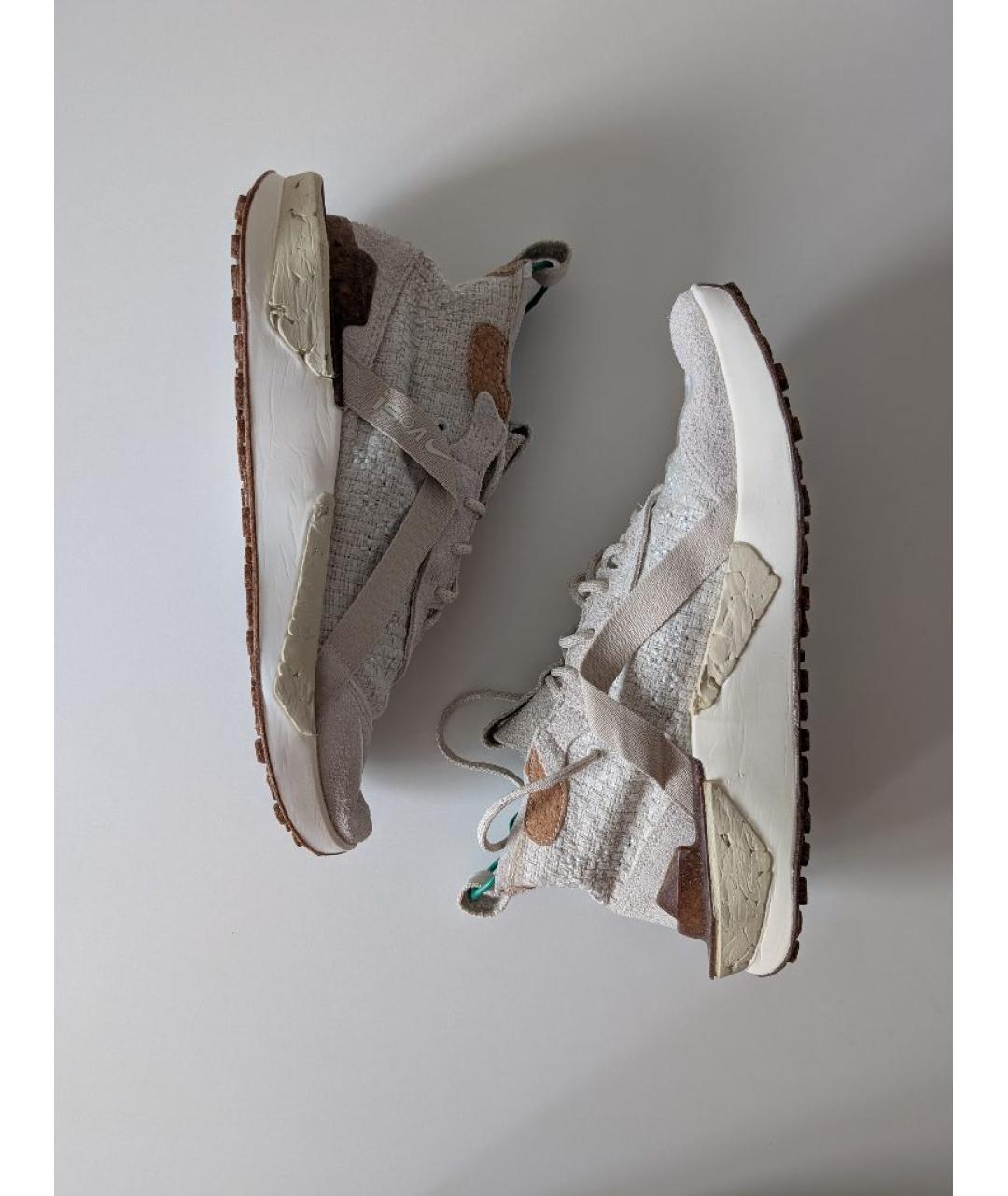NIKELAB Бежевые текстильные низкие кроссовки / кеды, фото 5