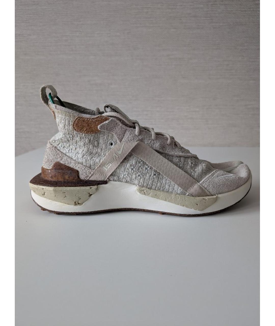 NIKELAB Бежевые текстильные низкие кроссовки / кеды, фото 10