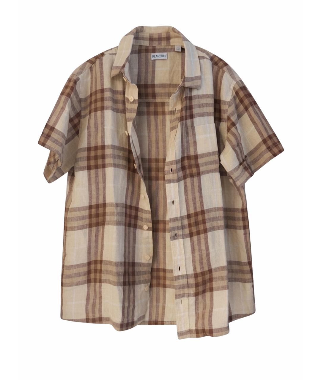 BURBERRY Мульти льняная рубашка, фото 1