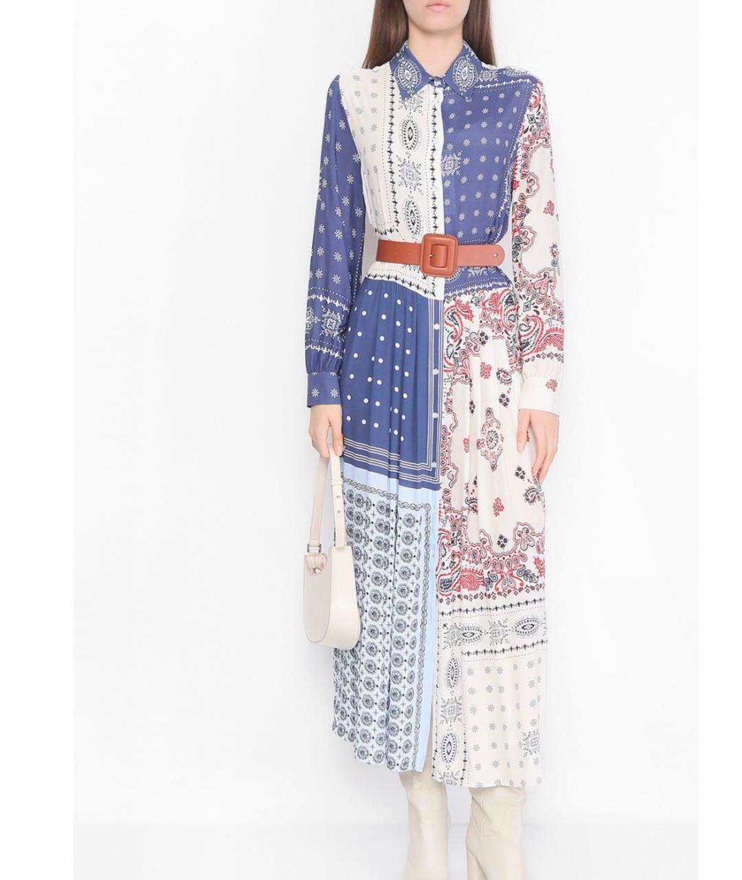 WEEKEND MAX MARA Мульти вискозное повседневное платье, фото 4