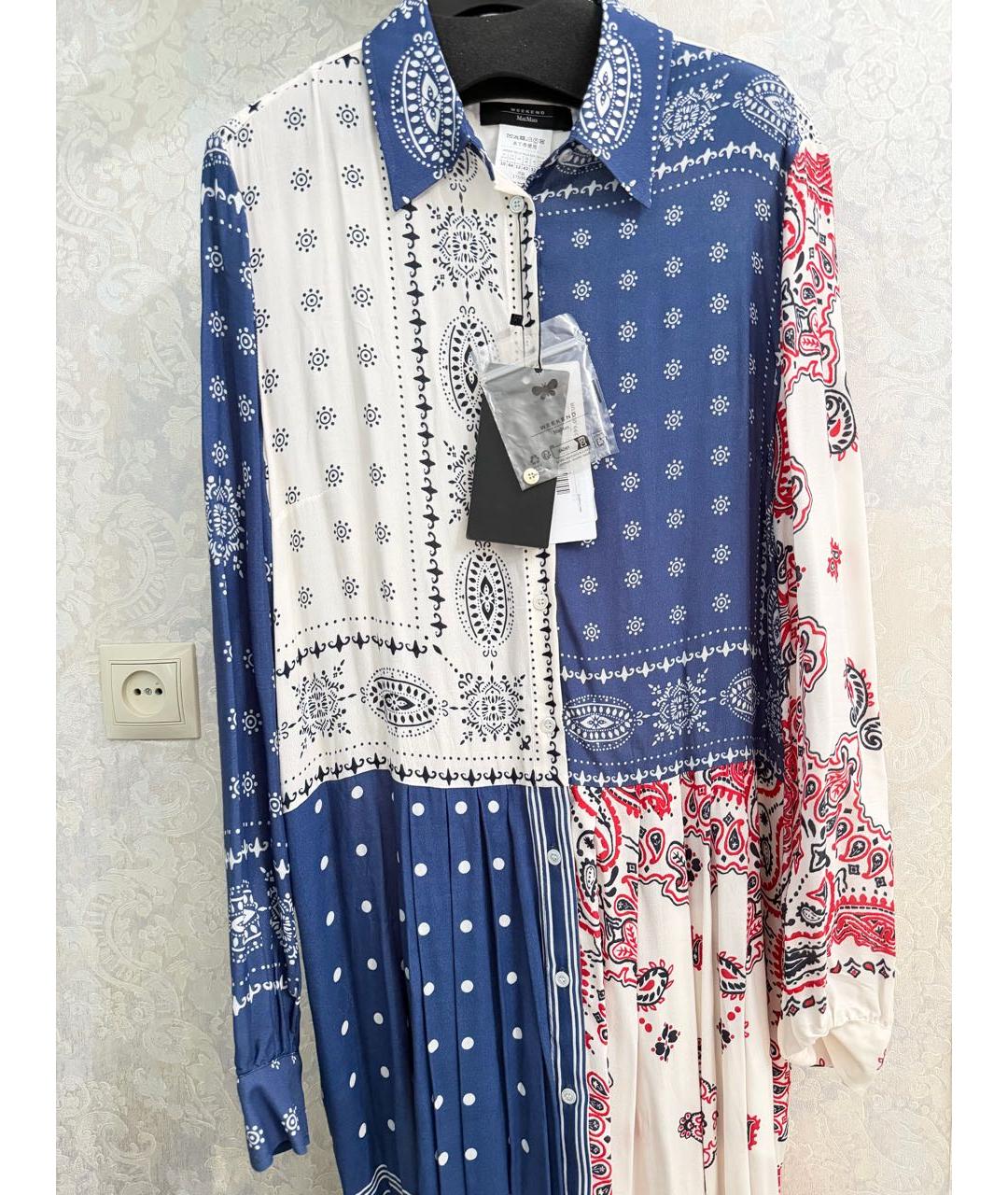 WEEKEND MAX MARA Мульти вискозное повседневное платье, фото 3