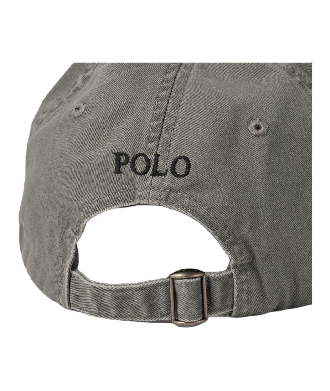 POLO RALPH LAUREN Зеленая хлопковая кепка/бейсболка, фото 4