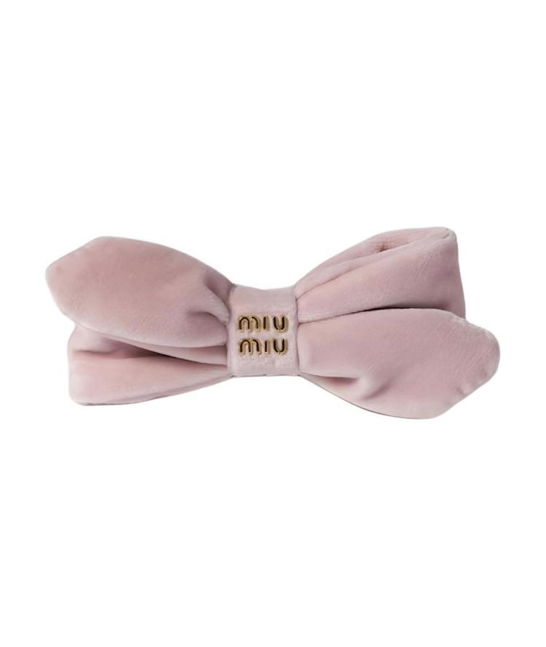 MIU MIU Розовая заколка, фото 1