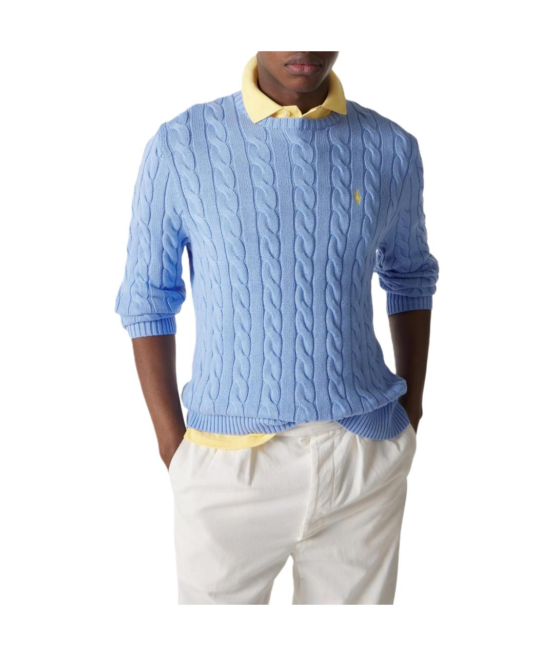 POLO RALPH LAUREN Голубой джемпер / свитер, фото 2