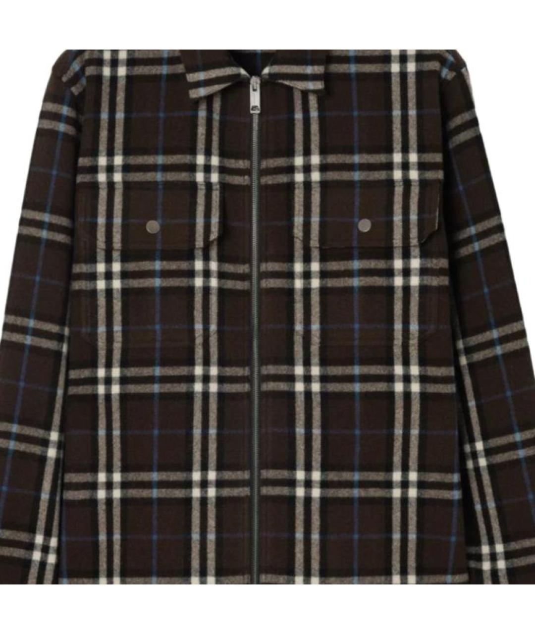 BURBERRY Коричневая кэжуал рубашка, фото 2