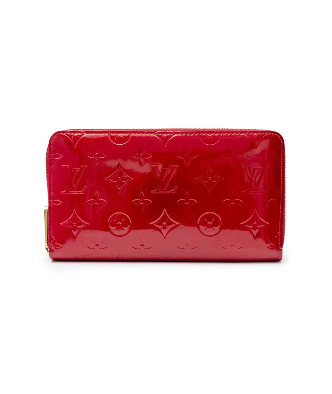 LOUIS VUITTON Красный кожаный кошелек, фото 1