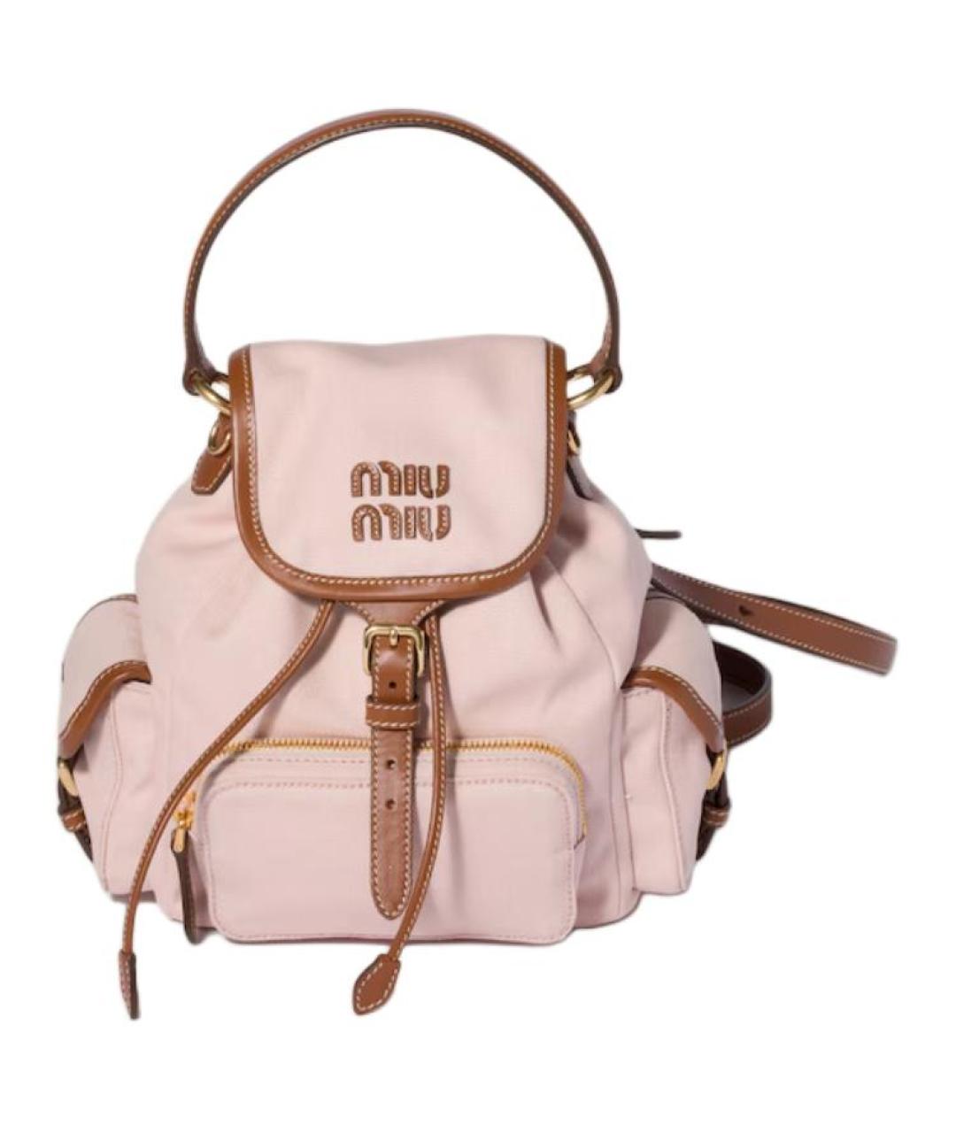 MIU MIU Розовый рюкзак, фото 1