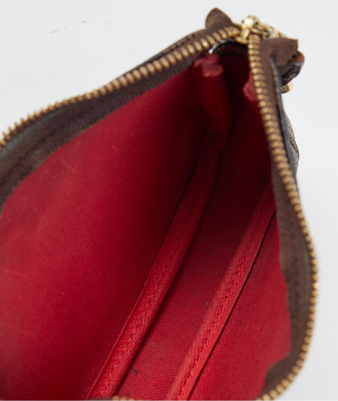 LOUIS VUITTON Коричневая сумка с короткими ручками из канвы, фото 5