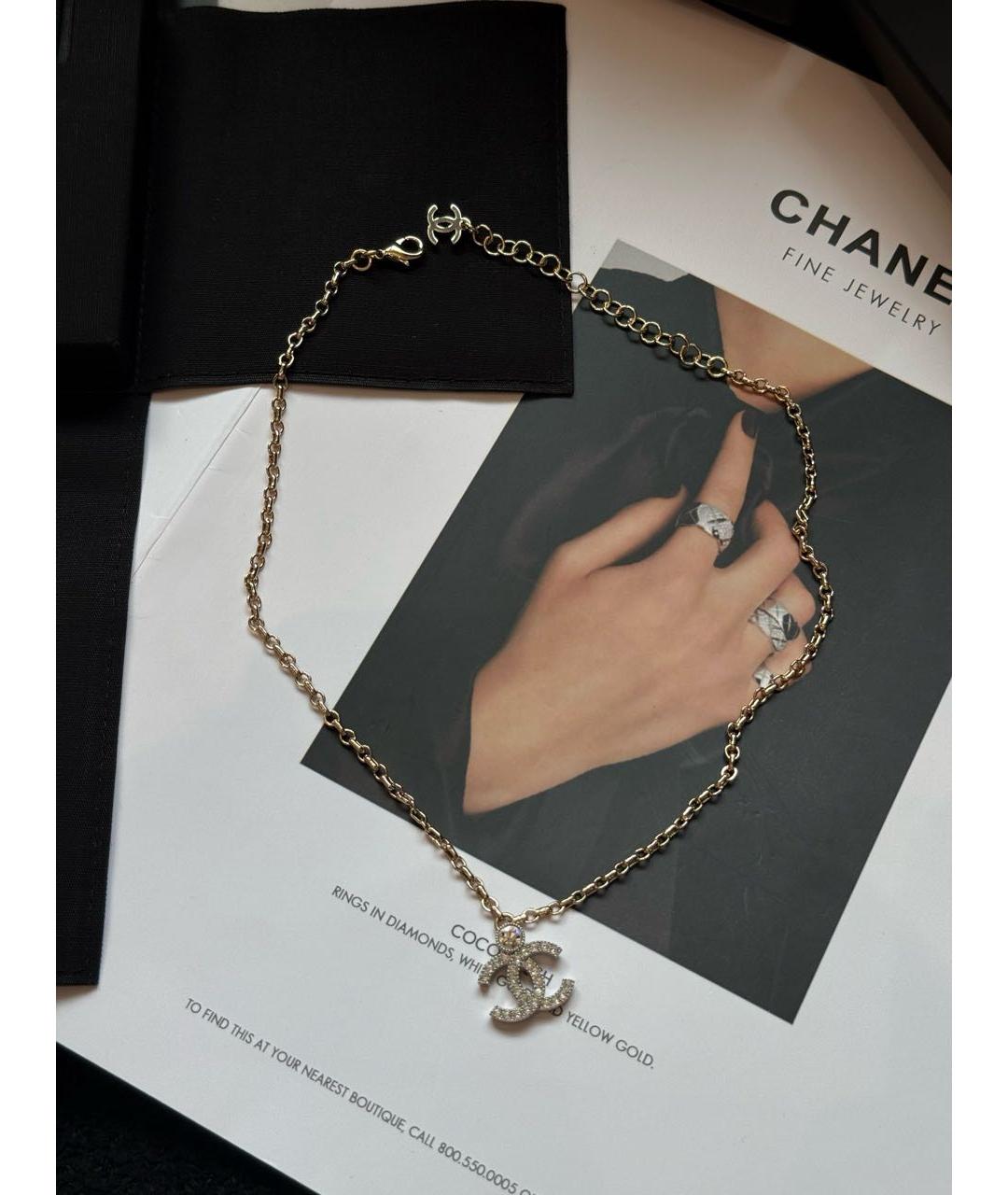 CHANEL Золотая подвеска, фото 7