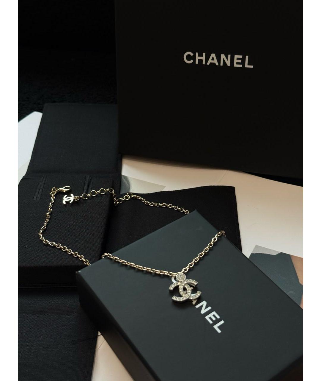 CHANEL Золотая подвеска, фото 3