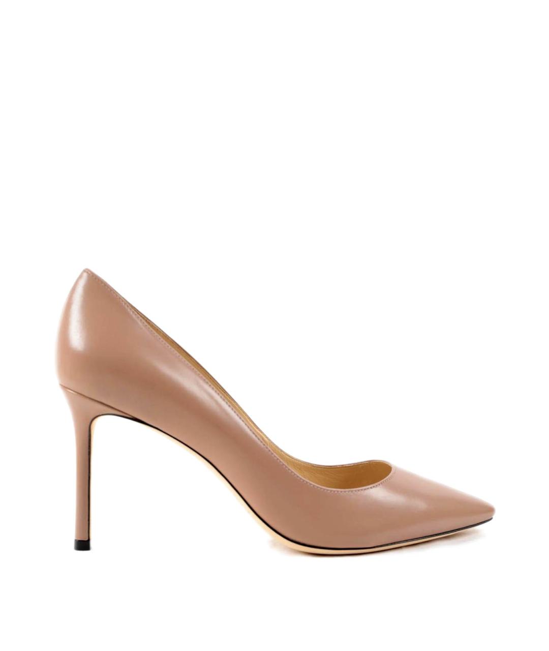 JIMMY CHOO Розовые кожаные туфли, фото 1