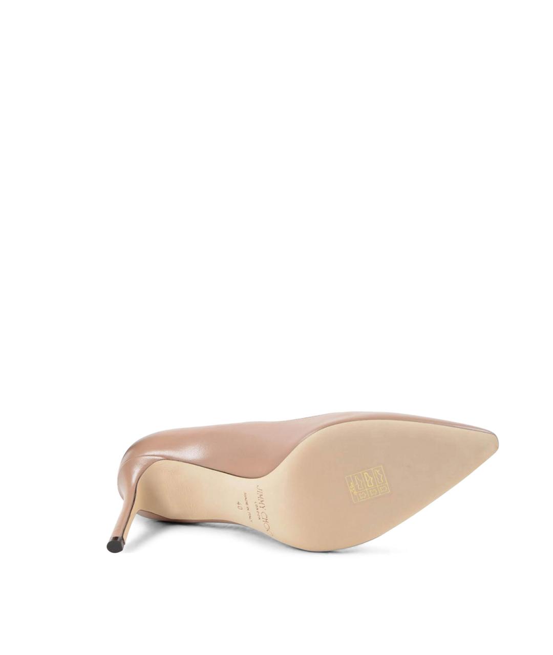 JIMMY CHOO Розовые кожаные туфли, фото 5
