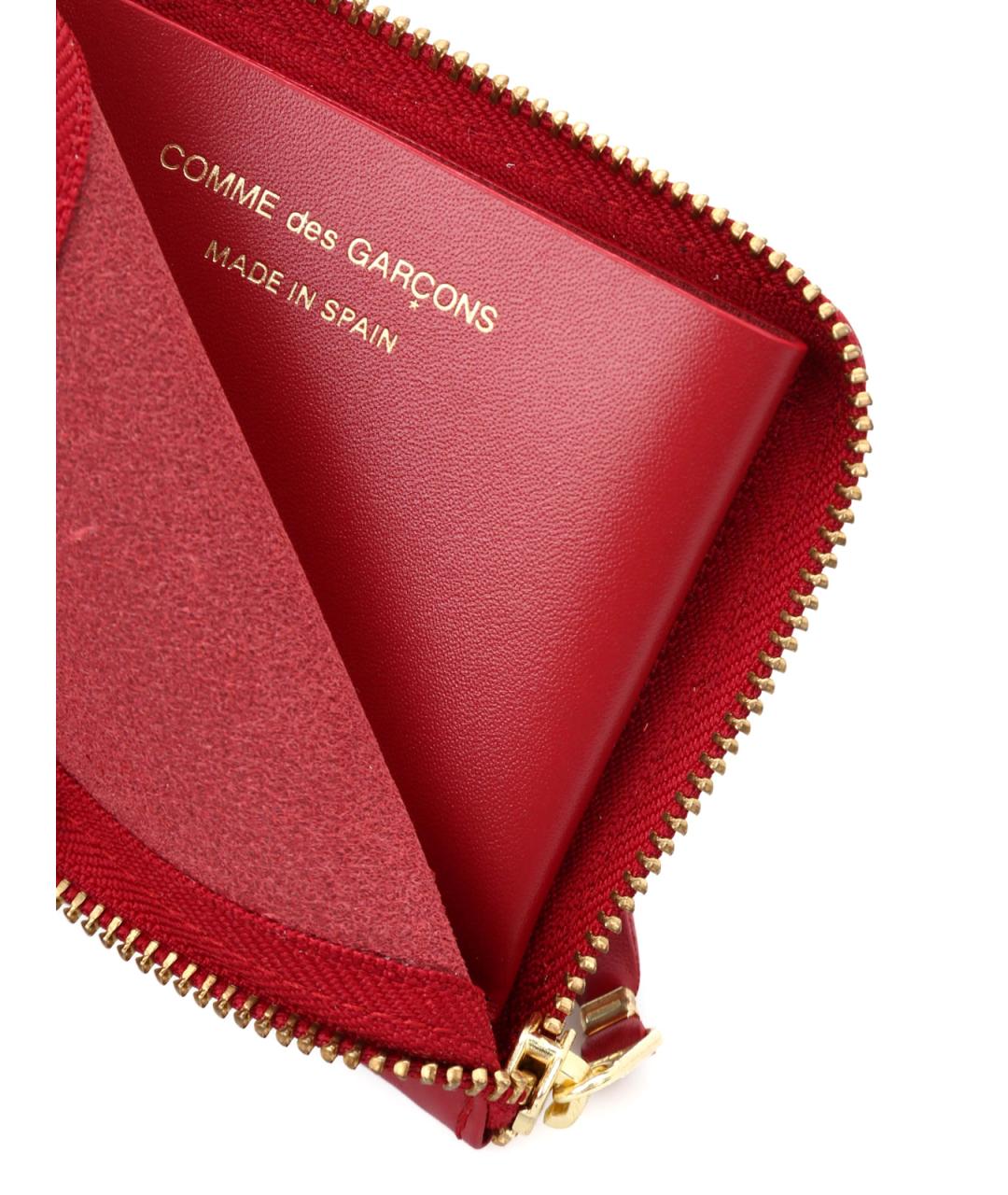COMME DES GARÇONS Красный кожаный кошелек, фото 6