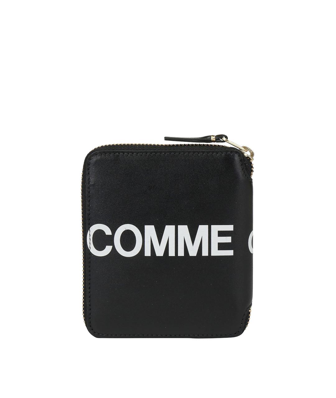 COMME DES GARÇONS Черный кожаный кошелек, фото 2