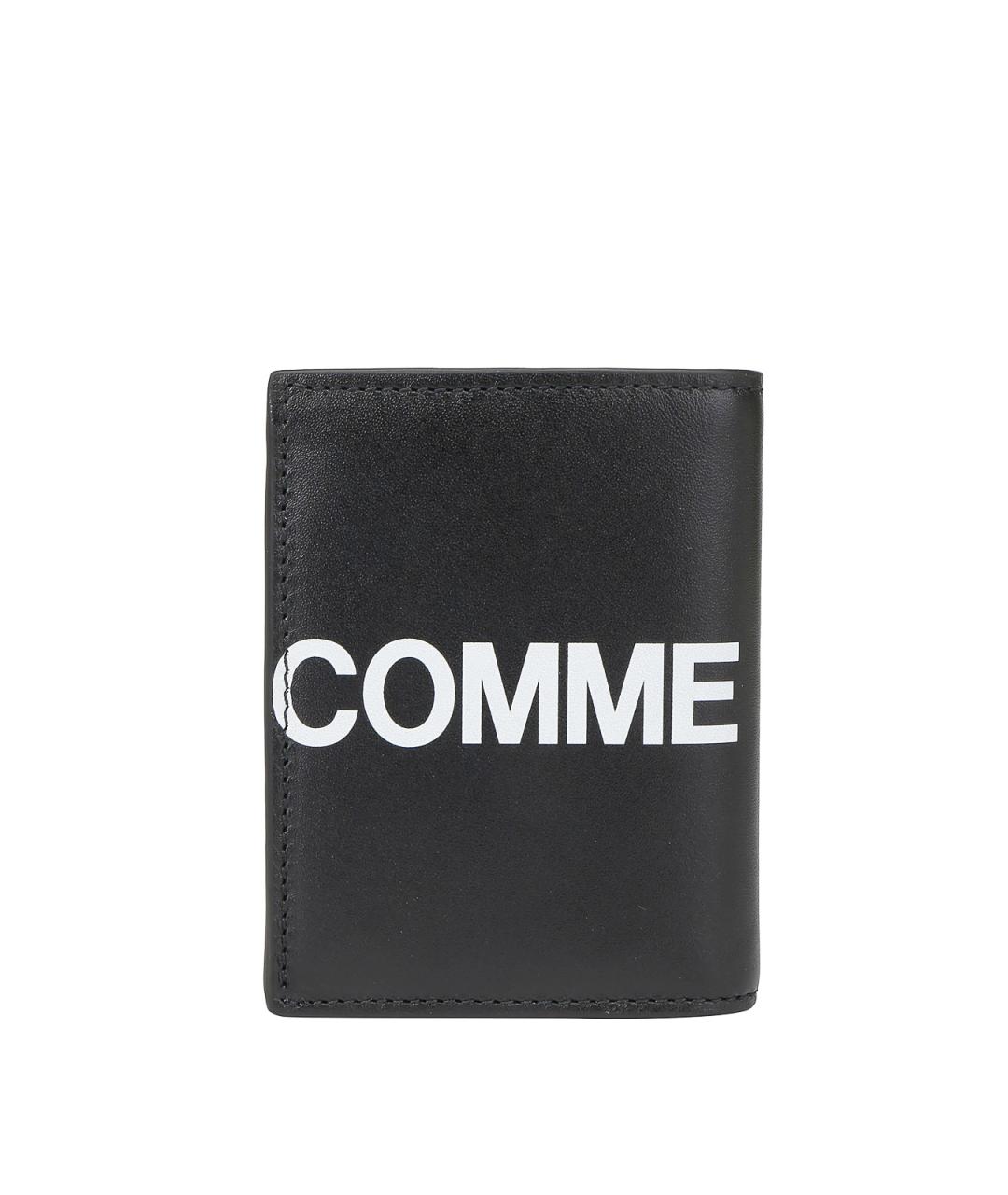 COMME DES GARÇONS Черный кожаный кошелек, фото 2
