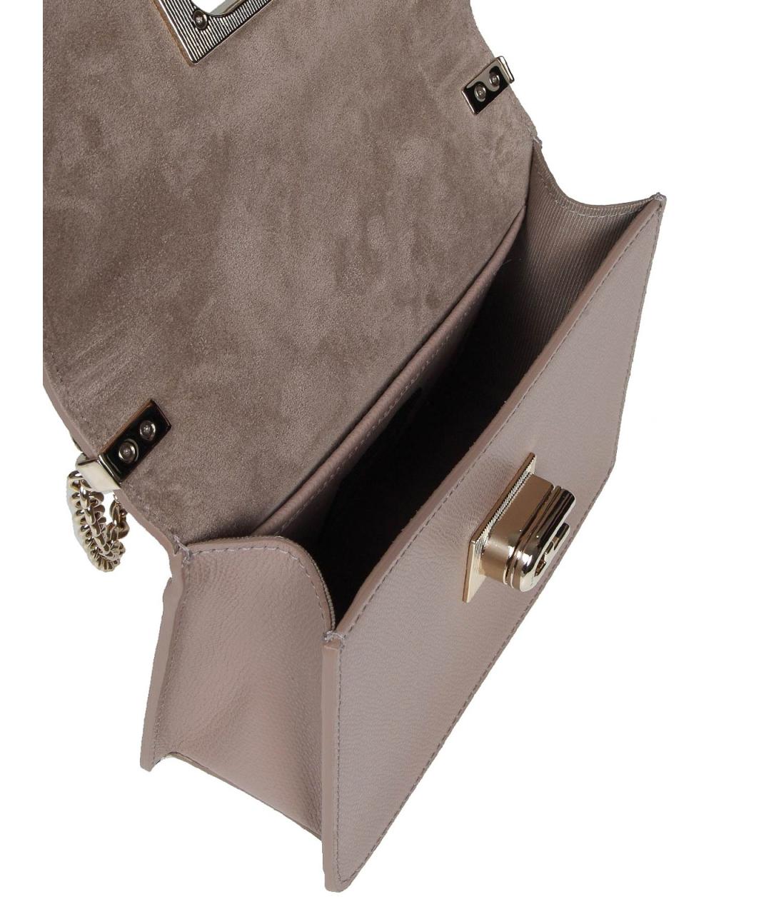 FURLA Розовая кожаная сумка через плечо, фото 3