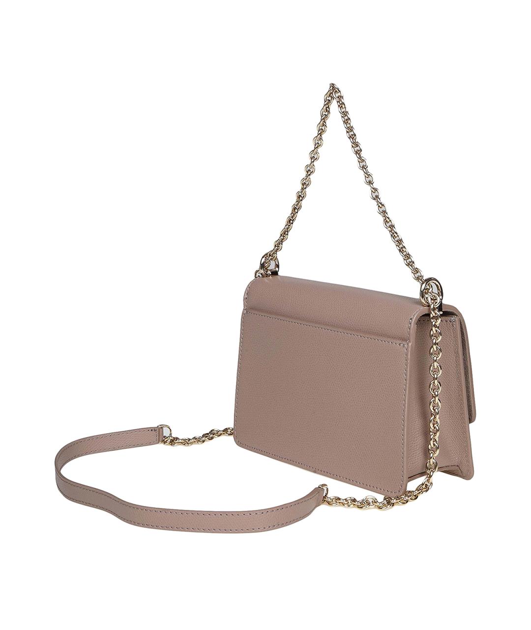 FURLA Розовая кожаная сумка через плечо, фото 2