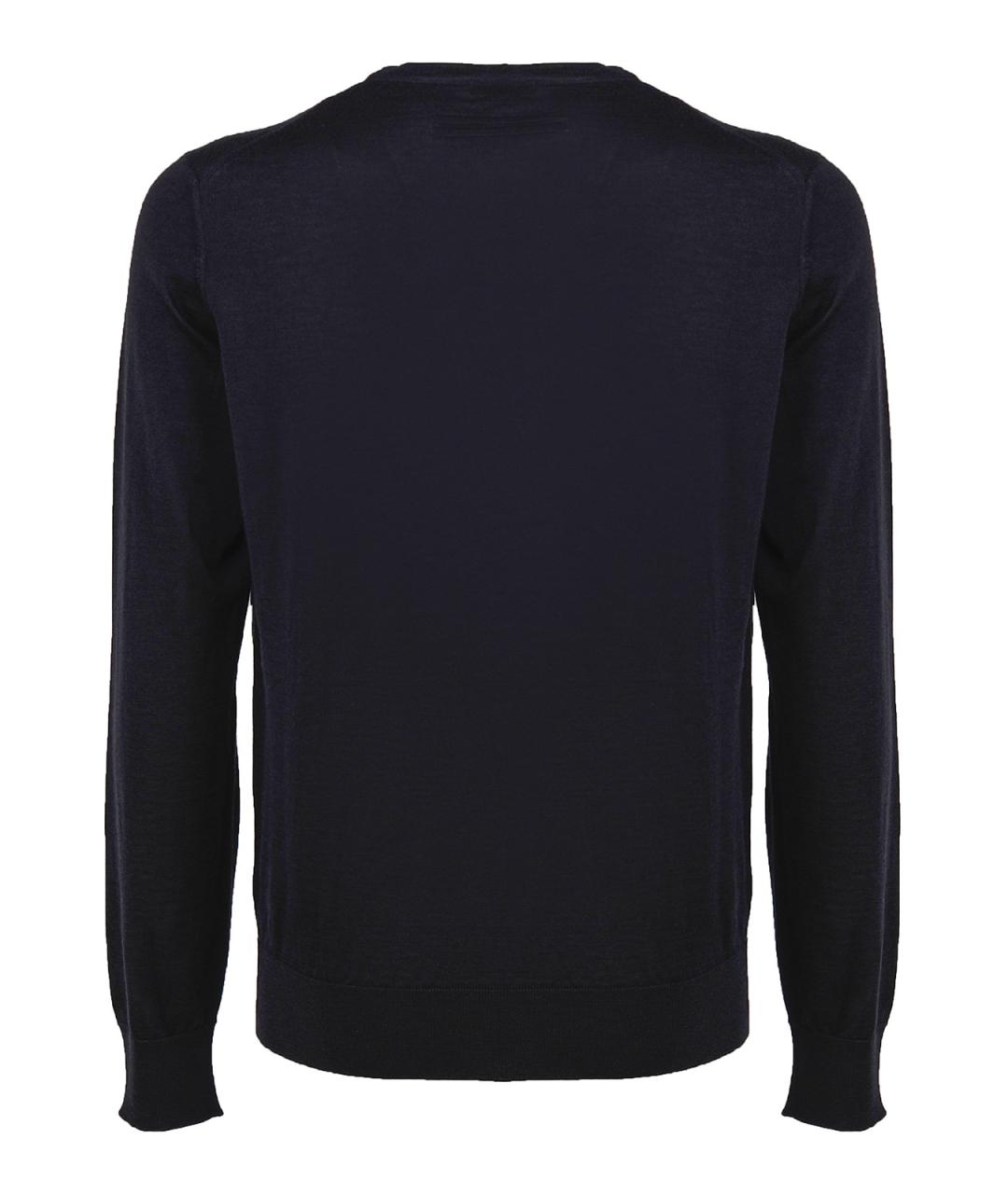 ZEGNA Синий кашемировый джемпер / свитер, фото 2