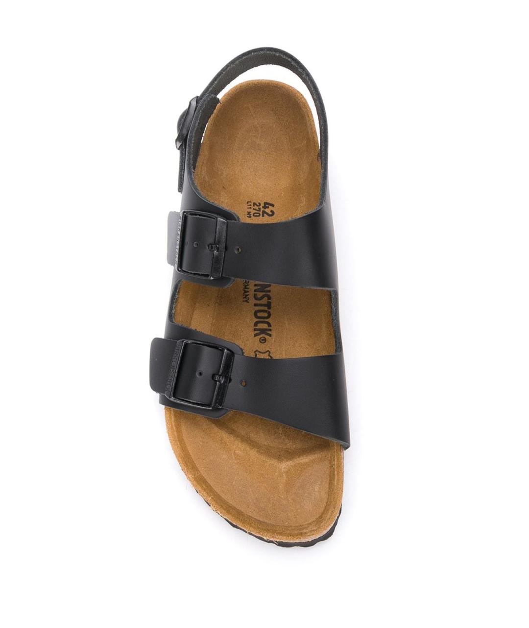 BIRKENSTOCK Черные кожаные сандалии, фото 2