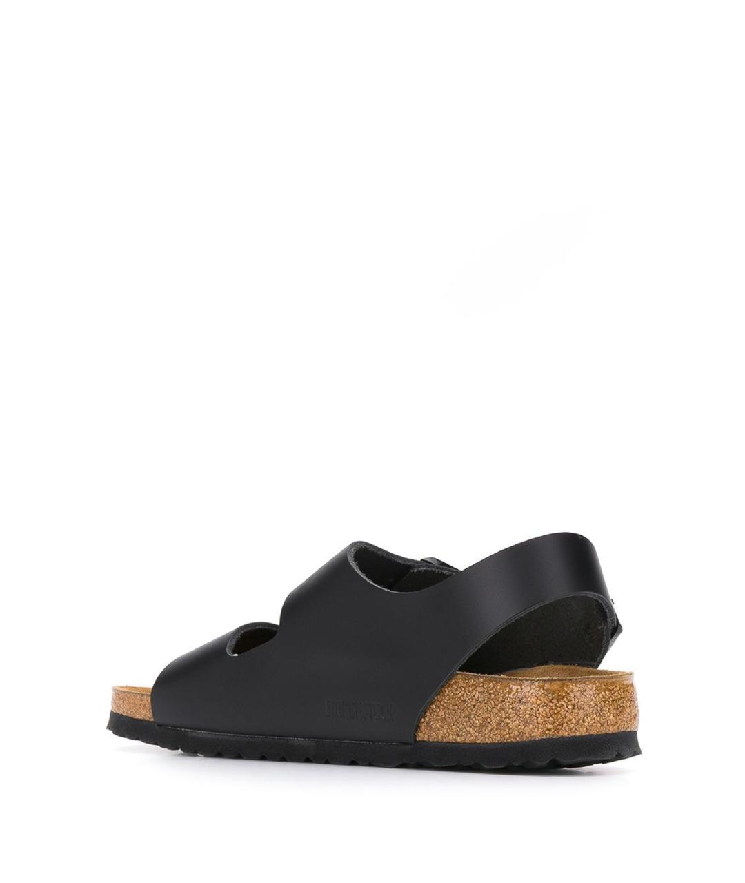 BIRKENSTOCK Черные кожаные сандалии, фото 3