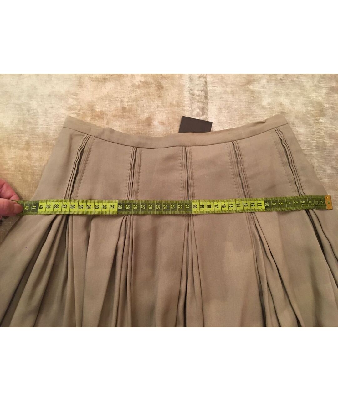 BOTTEGA VENETA Хлопковая юбка миди, фото 6