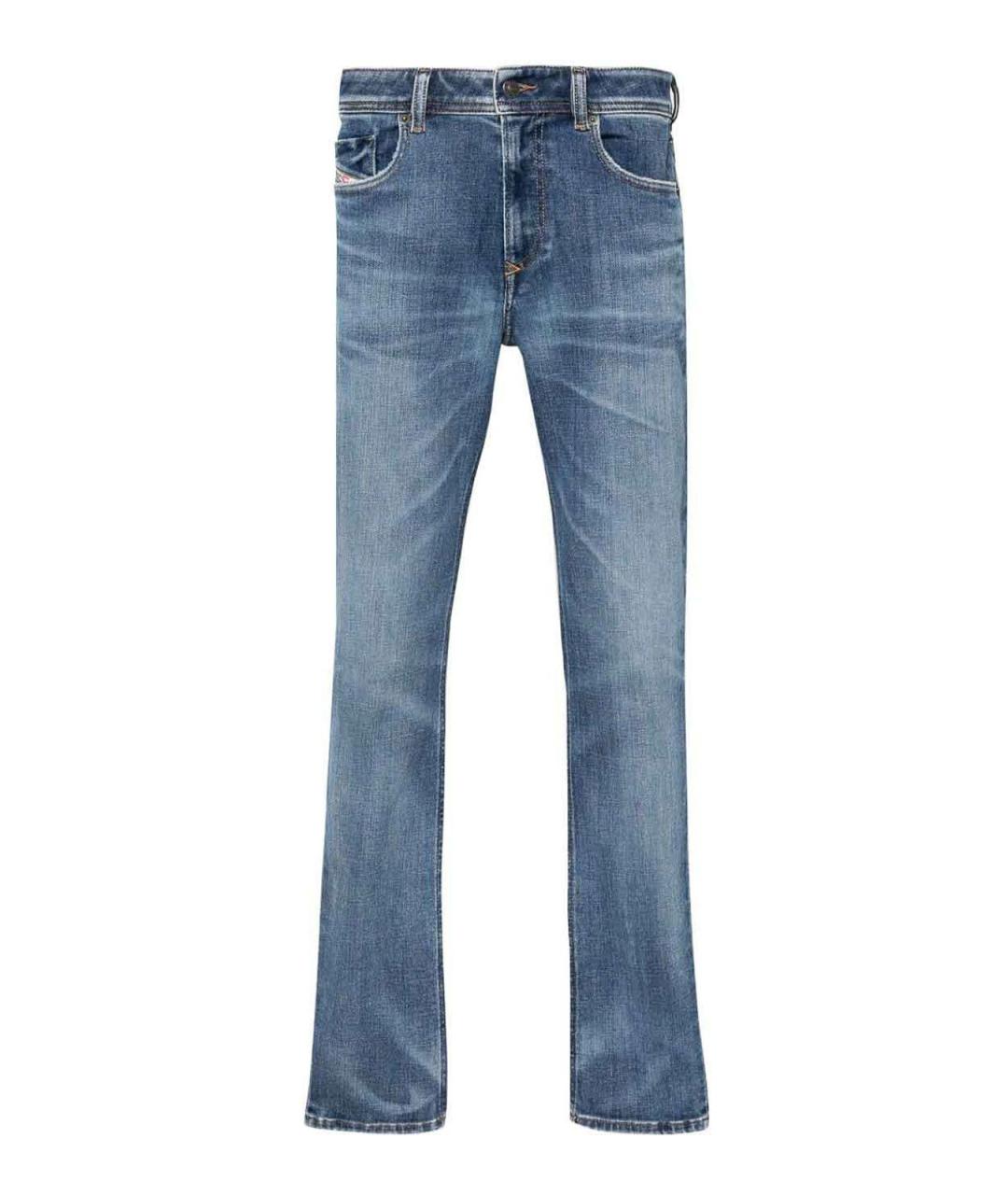 DIESEL Синие хлопковые джинсы скинни, фото 1
