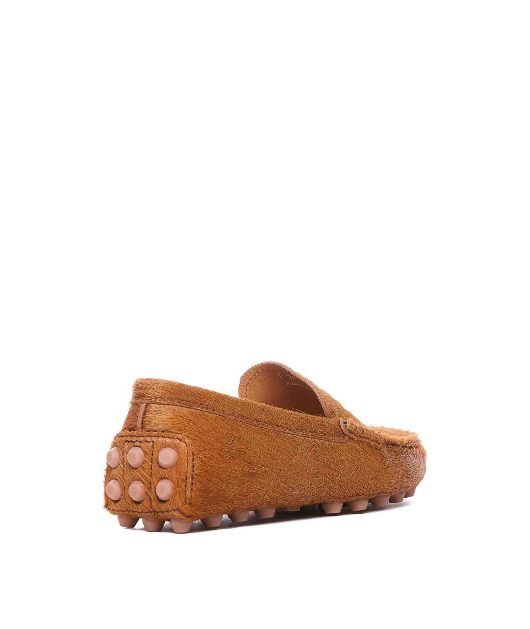 TOD'S Бежевые кожаные лоферы, фото 2