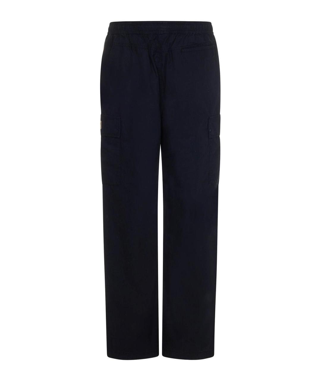 STUSSY Черные хлопковые повседневные брюки, фото 3