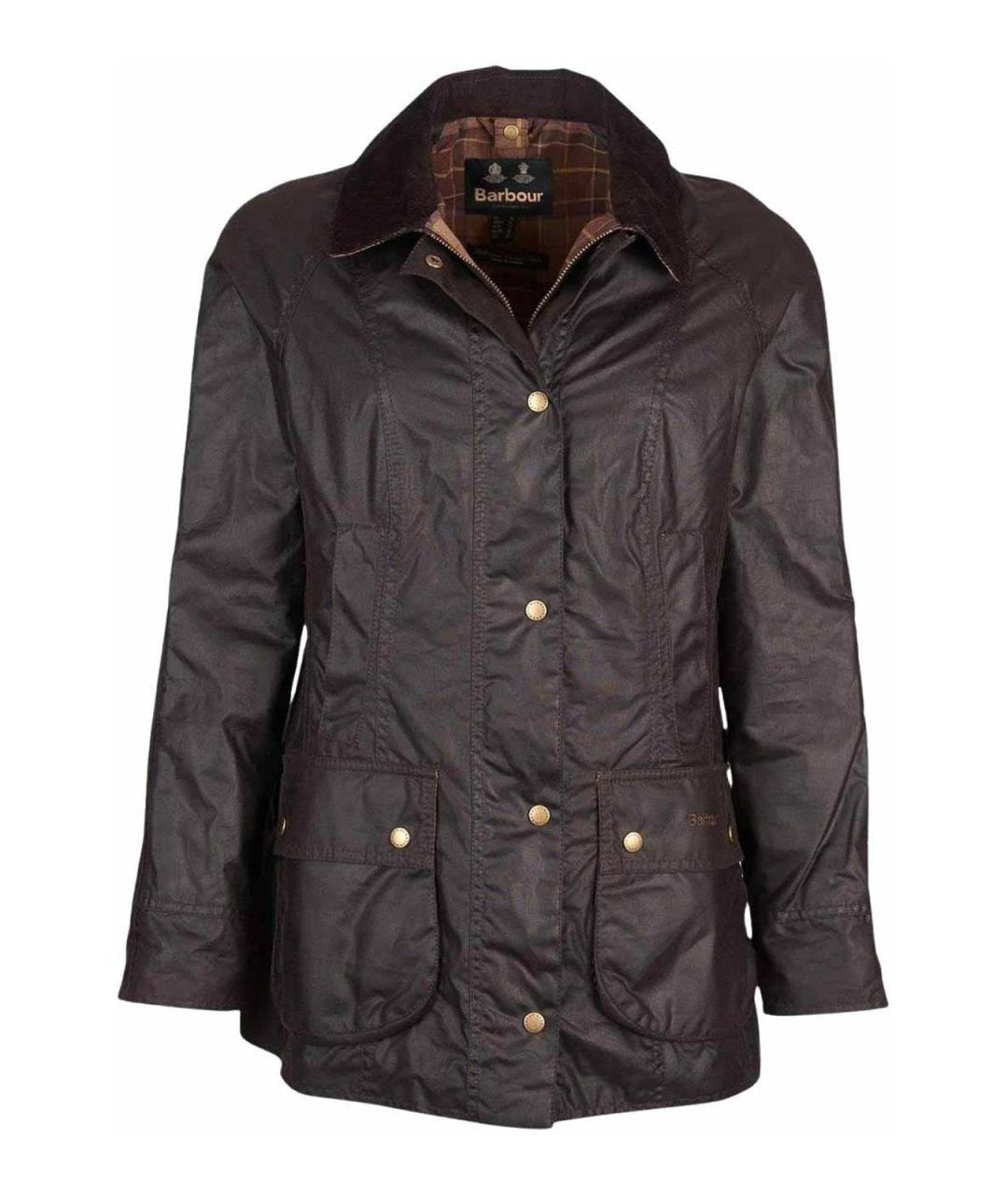BARBOUR Коричневая хлопковая куртка, фото 1