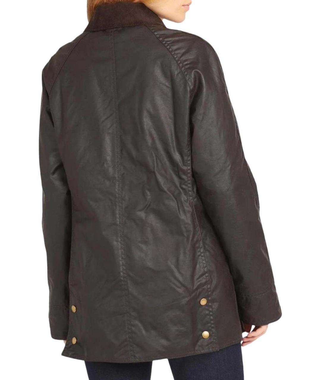 BARBOUR Коричневая хлопковая куртка, фото 5