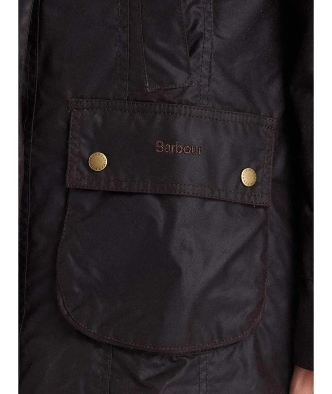 BARBOUR Коричневая хлопковая куртка, фото 3