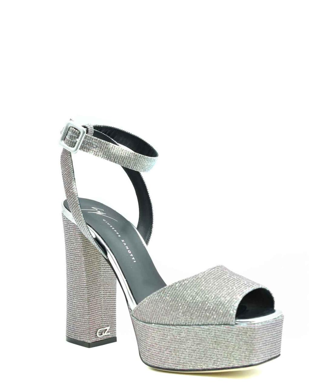 GIUSEPPE ZANOTTI DESIGN Серебряные босоножки, фото 2