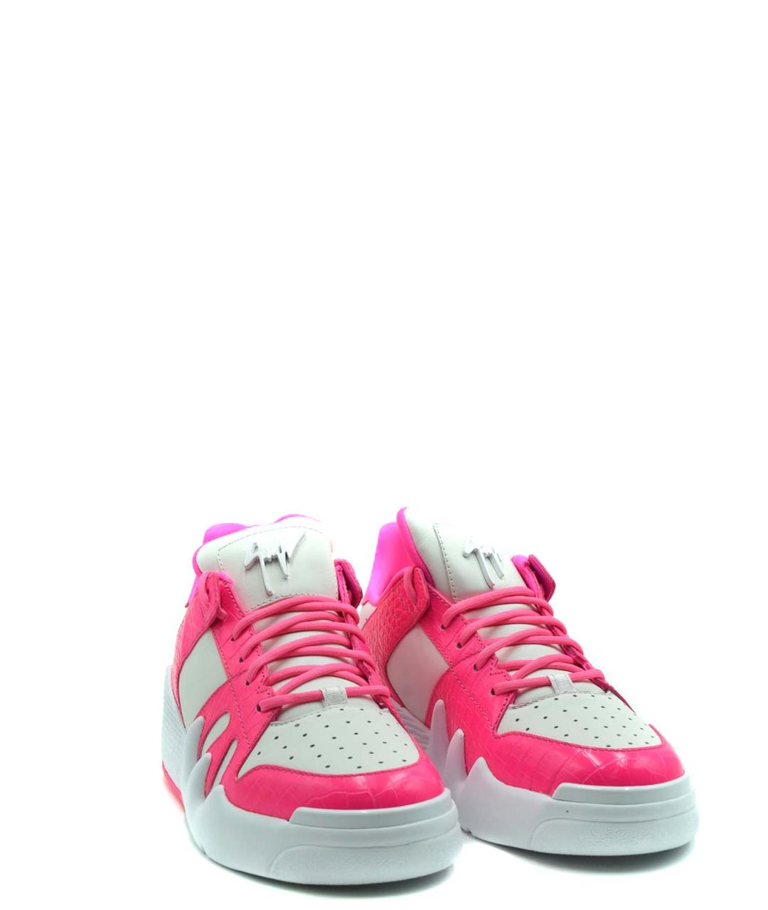GIUSEPPE ZANOTTI DESIGN Мульти кожаные кроссовки, фото 2