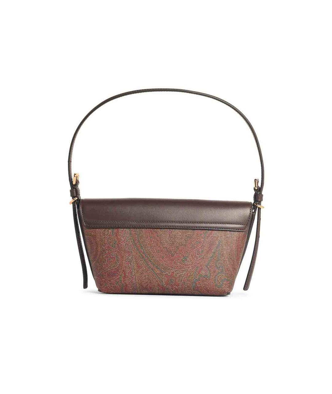 ETRO Коричневая синтетическая сумка через плечо, фото 3