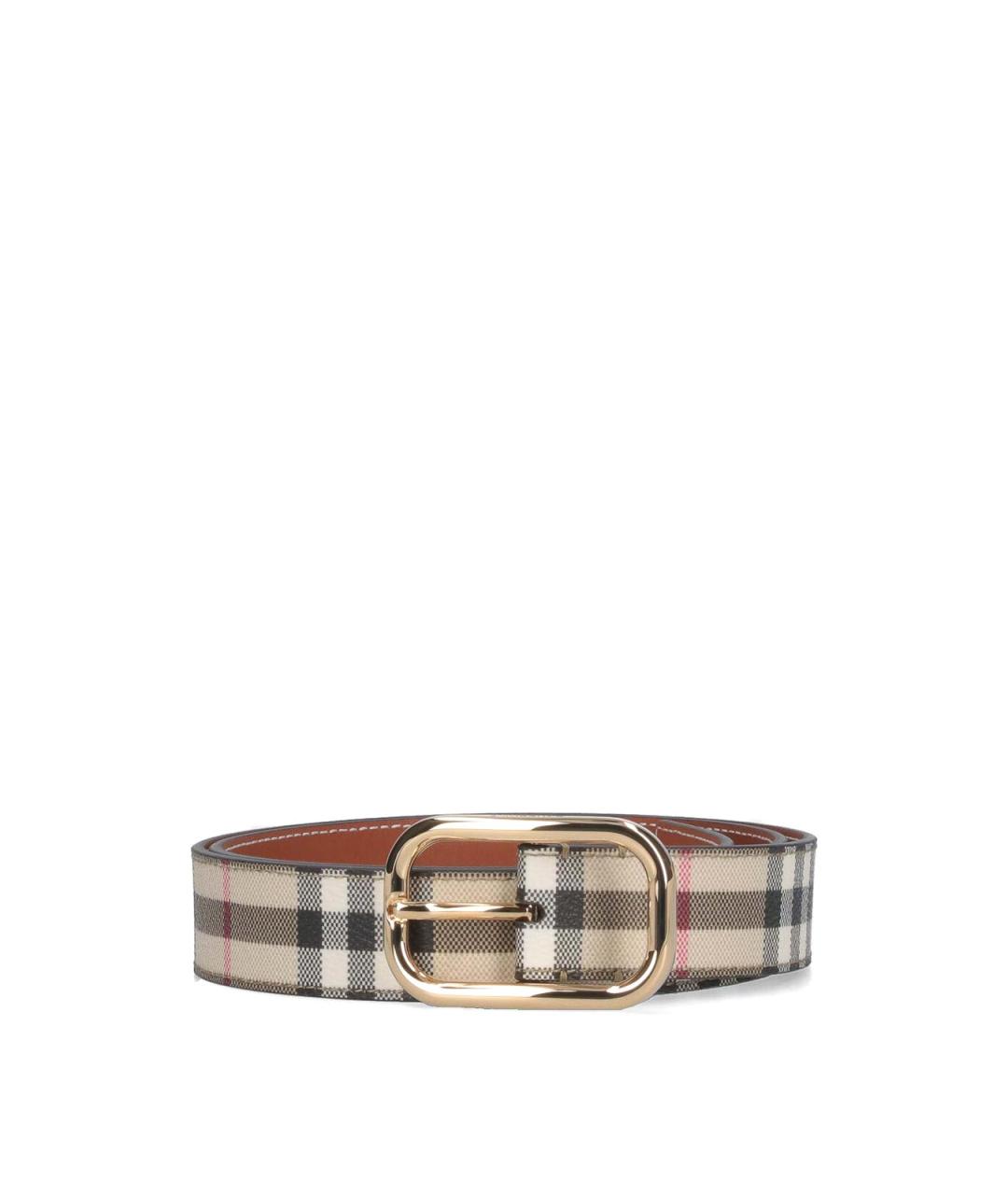 BURBERRY Бежевый ремень, фото 1