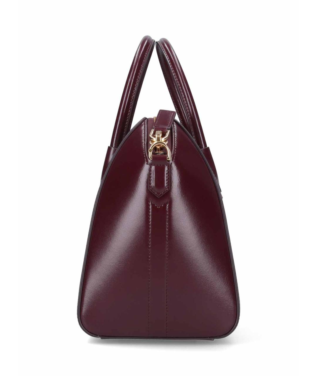 GIVENCHY Бордовая кожаная сумка тоут, фото 5